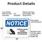 Signmission Chemical Splash Hazard Wear OSHA Notice Sign, Aluminum, 14in W x 10in L, 2PK OS-2PACK-NS-A-1014-L-10566 - alternate 6